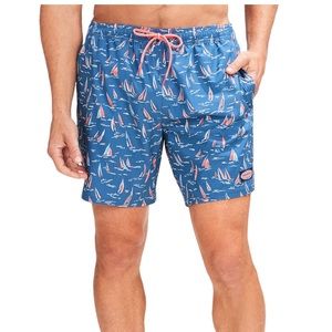 Vineyard Vines Printed Chappy Swim Trunks